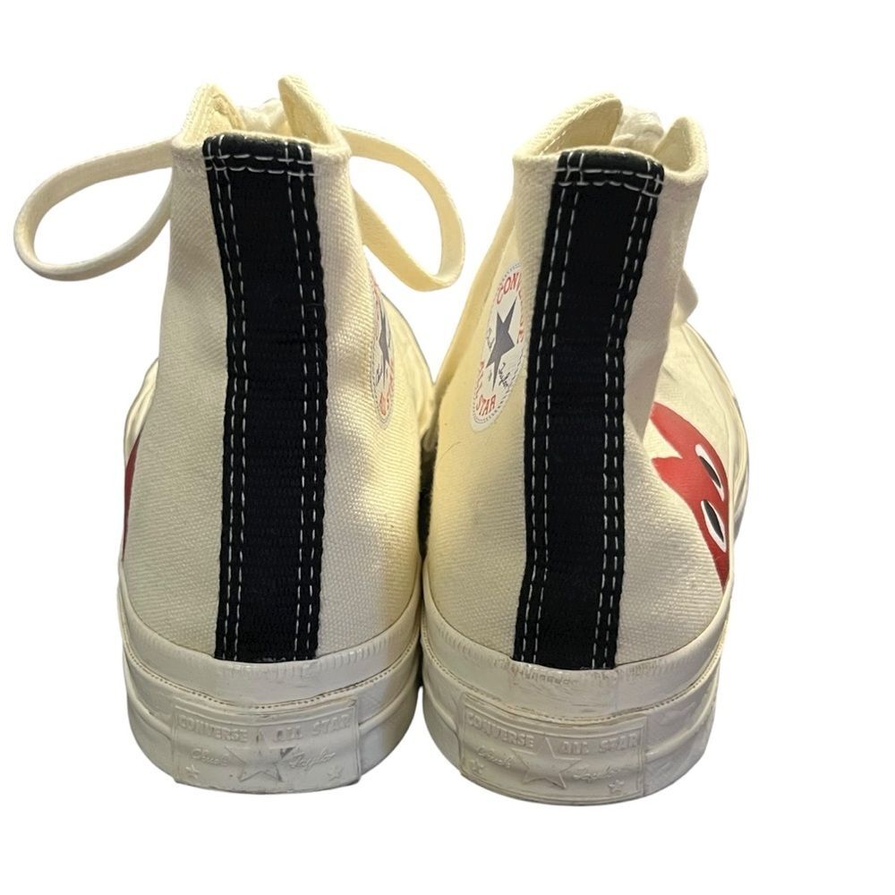 Converse x Comme des Garcons PLAY Chuck 70 High Top Sneaker Mens 4 Womens 6 - Picture 5 of 10